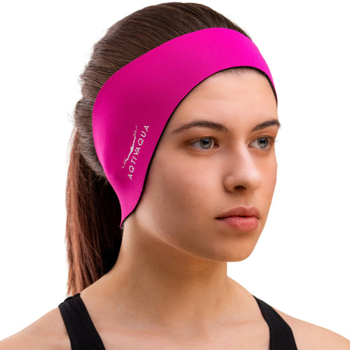 Aqtivaqua Swimming Headband Swim Ear Band Protection Cover Swim Headband For Kids Adults Men Women Toddlers Ear Plugs In (Color: