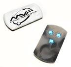 Mvp Disc Golf Flat Led Tri-Lite Disc Golf Lights (Pack Of 10) (Turquoise)