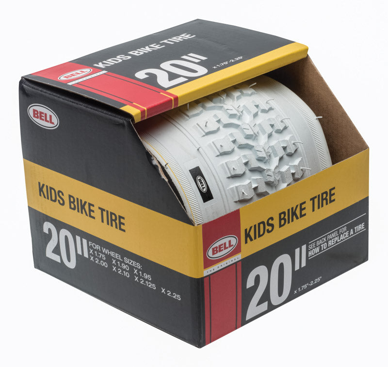 Bike Tire 20'' White (Pack Of 1)