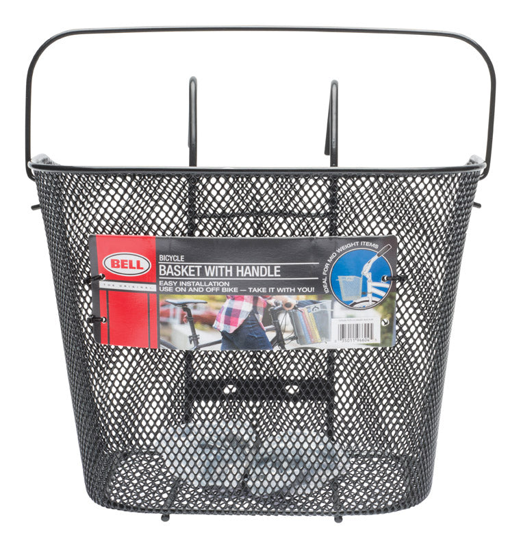 BIKE BASKET TOTE 510 BLK (Pack of 1)