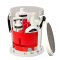 SHURHOLD 5 GALLON WHITE BUCKET KIT INCL BUCKET/CADDY/GRATE