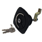 Perko 1081Dp1Blk Flush-Mount Locking Latch For 3/8'' To 7/8'' Thick Smooth/Carpeted Surface, Fits 2-3/8'' Hole - 3/8'' To 3'' Ca