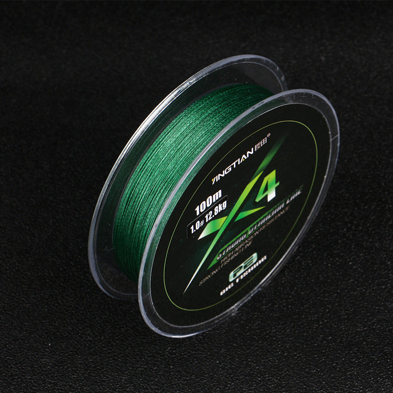 Fishing Line Main Line Ya PE Line 100 m Braided Line 8 Tall Ma Yuantou Fishing Line Super Pull Fishing Gear Wholesale