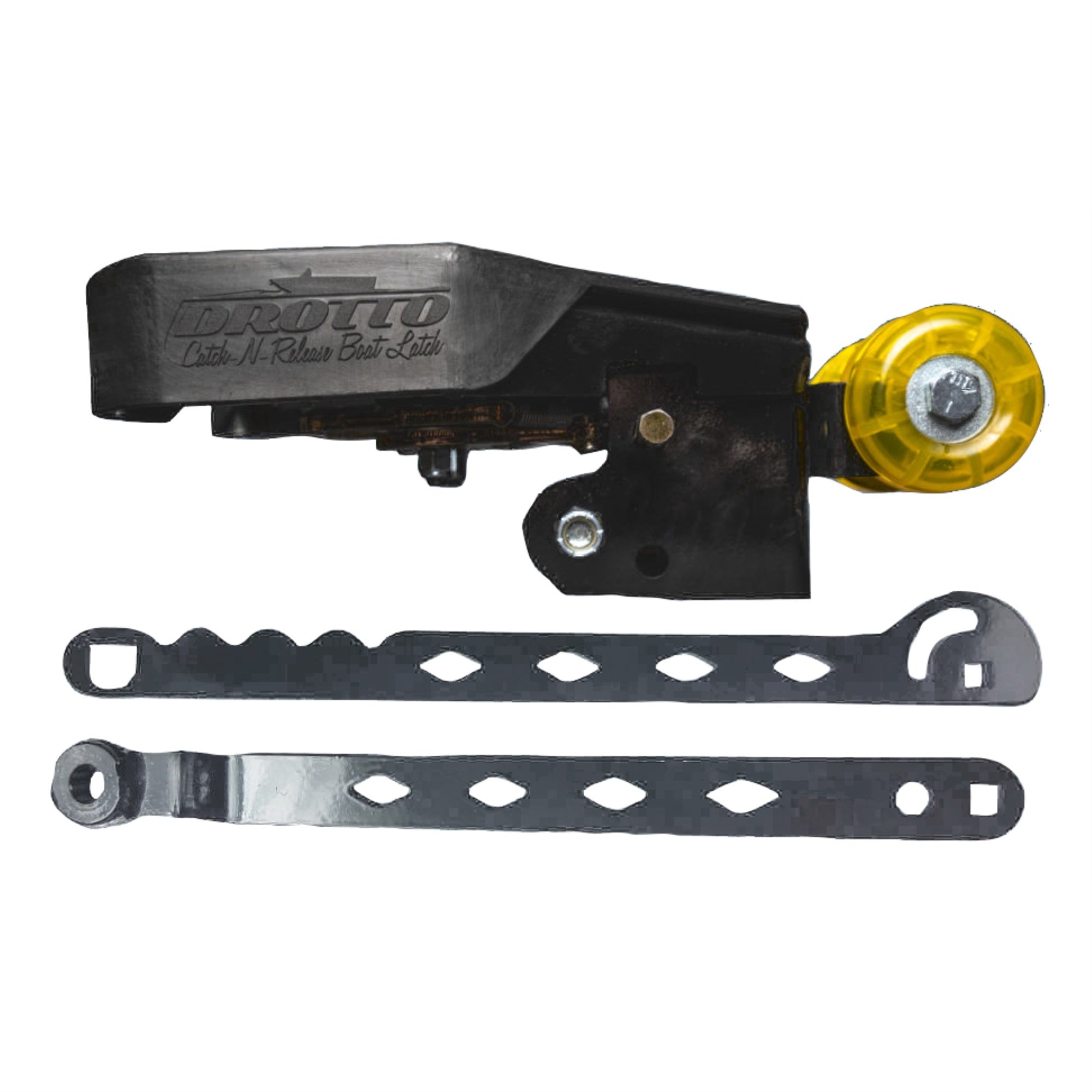 Drotto XD375B CatchNRelease Boat Latch with Bow Roller  Black