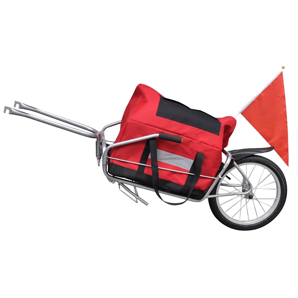 Bicycle Cargo Trailer One-Wheel With Storage Bag