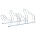 Vidaxl Bicycle Stand For 4 Bikes Floor Freestanding Galvanized Steel