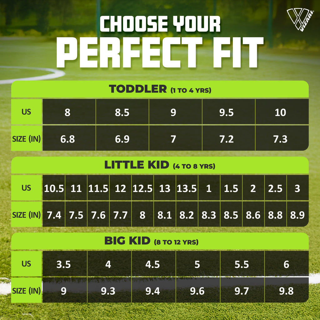 Vizari Zodiac Velcro Junior Turf Soccer Shoes – Green