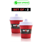 RedCupLiving 8oz BPA-Free Toddler Sippy Cup with Handle & Leak-Proof Lid