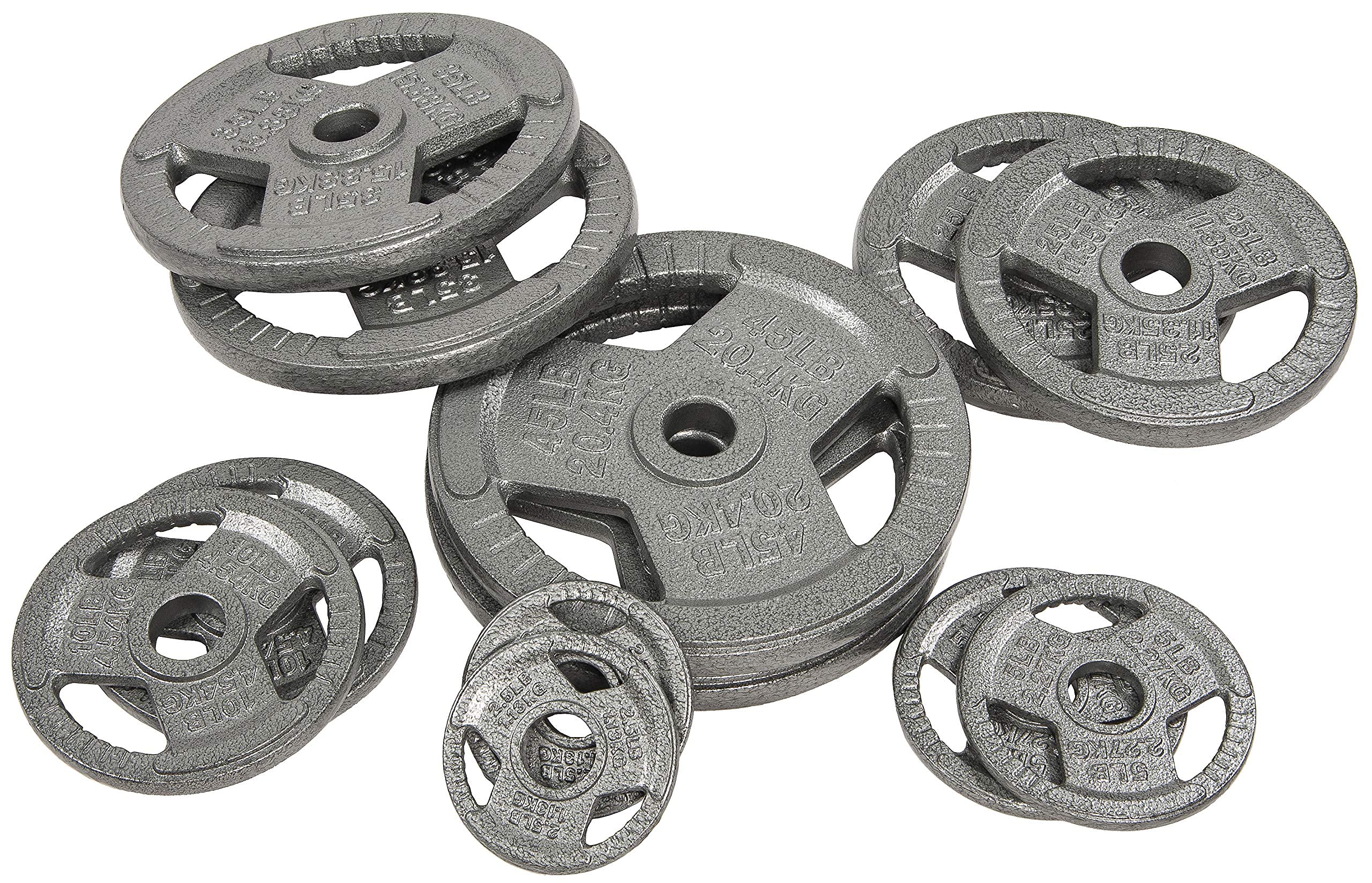Balancefrom Cast Iron Plate Weight Plate For Strength Training And Weightlifting, Standard, 2.5-Pound, Single