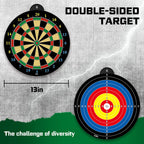 Magnetic Dart Board - 12Pcs Magnetic Darts (Red Green Yellow) - Excellent Indoor Game And Party Games - Magnetic Dart Board Toys