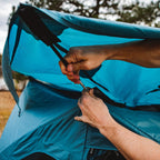 Gazelle Tents T3X Hub Tent Overland Edition, Easy 90 Second Set-Up, Waterproof, UV Resistant, Removable Floor, Footprint, 3-Pers