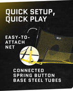Sklz Quickster Soccer Trainer Portable Soccer Rebounder Net For Volley, Passing, And Solo Training