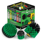 Drillbrush Green Kitchen Cleaning Drill Brushes - Stainless Steel Sink Cleaner/Copper Sink Cleaner - Electric Stove Cleaner/Gas 