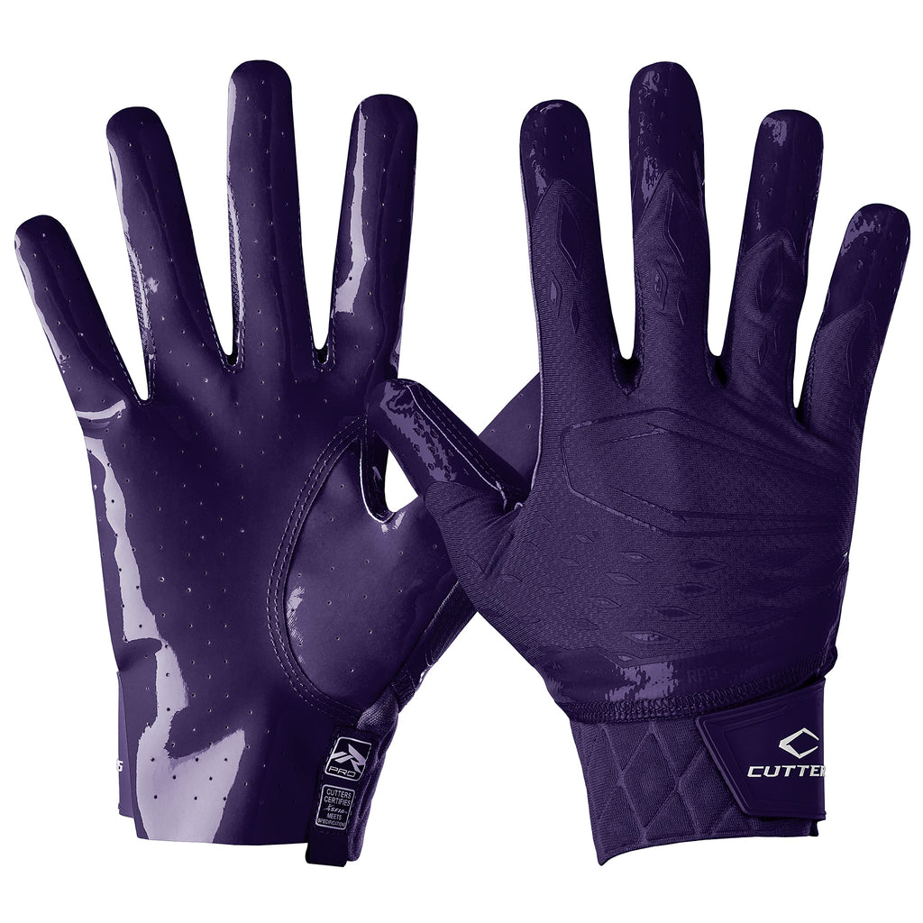 Cutters Rev Pro 5.0 Receiver Gloves Solid Purple S