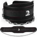 Dmoose Fitness Dip Belt For Weight Lifting - Heavy Duty 36'' Steel Chain Weight Belt For Pullups, Dips, Powerlifting, & Bodybuil