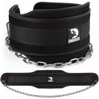 Dmoose Fitness Dip Belt For Weight Lifting - Heavy Duty 36'' Steel Chain Weight Belt For Pullups, Dips, Powerlifting, & Bodybuil