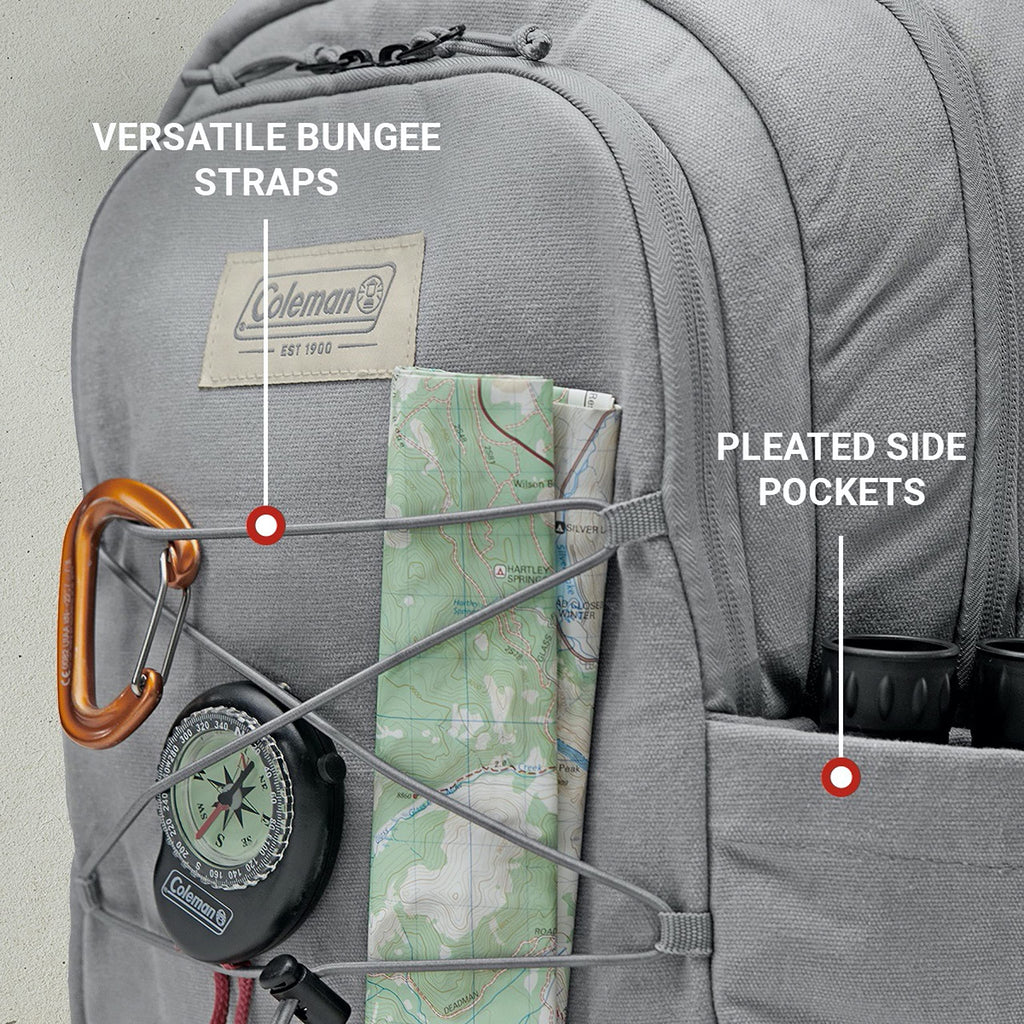 Coleman Backroads 30-Can Soft Cooler Backpack, Leak-Proof Portable Insulated Backpack Cooler, Keeps Contents Cold up to 24Hrs, B