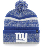 47 New York Giants Royal Cuff Northward Beanie Hat With Pom - Nfl Ny Cuffed Winter Knit Toque Cap