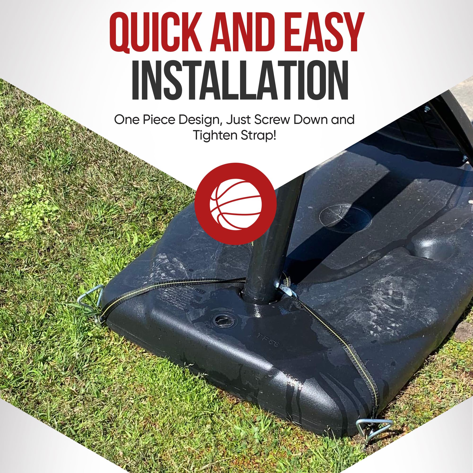 Cajun Tie Downs Basketball Goal Anchor Tie Down Kit