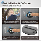 Marchway Ultralight Inflatable Camping Pillow With Soft Washable Cover, Compact Compressible Portable Travel Air Pillow For Outd