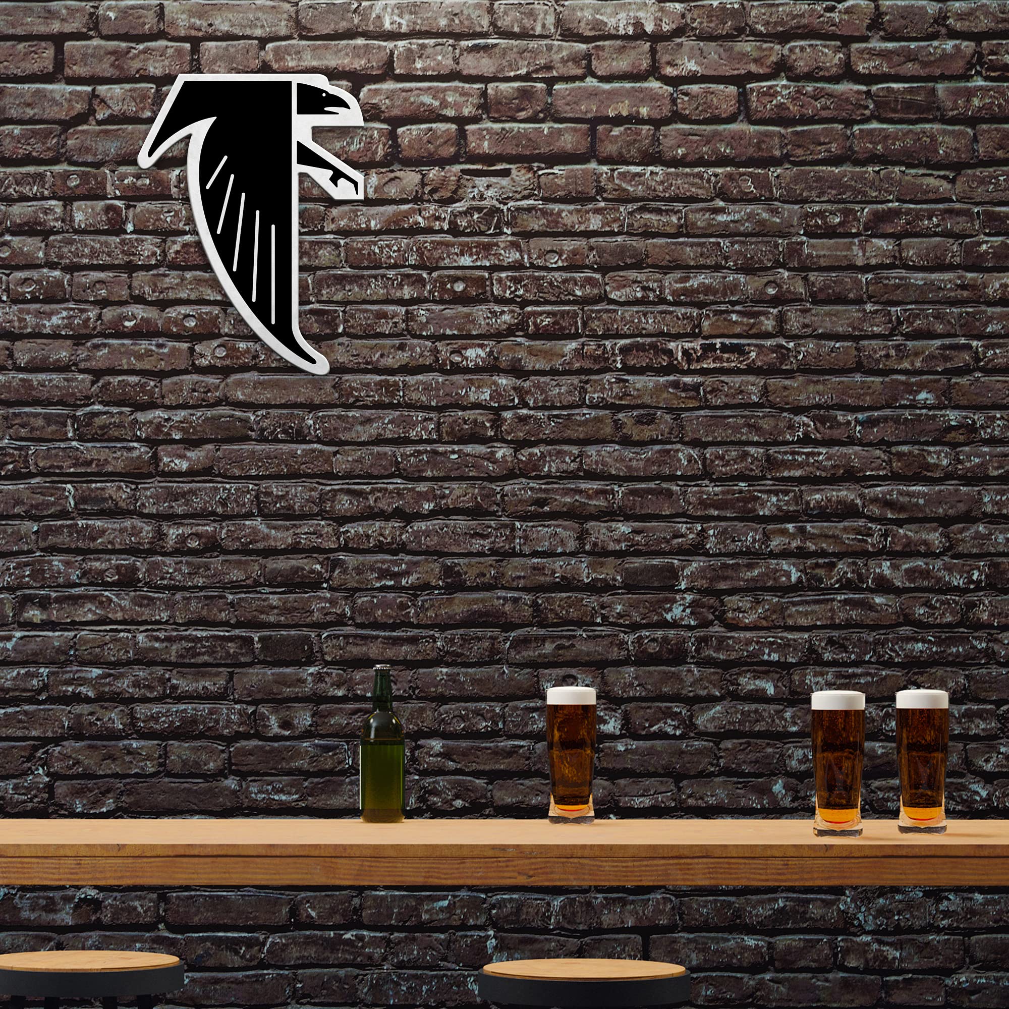 Rico Industries Nfl Football Atlanta Falcons Retro Shape Cut Pennant - Home And Living Room D  Cor - Soft Felt Ez To Hang