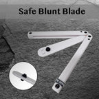Larqety Foldable Plastic Tool, Sturdy And Lightweight, Excellent Balance, Practice Tool For Beginners (White)