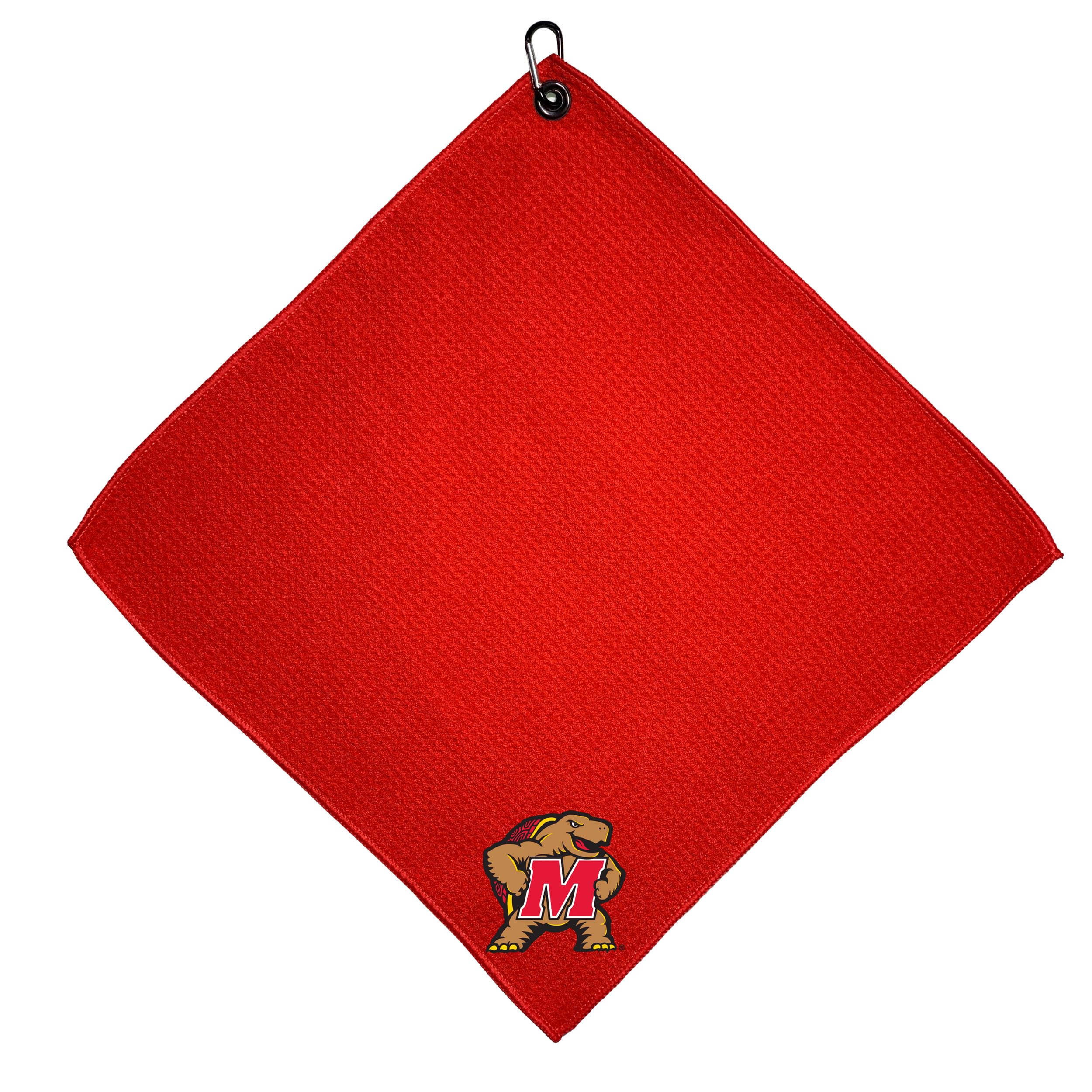 Team Golf NCAA Maryland Terrapins Microfiber Golf Towel, 15x15 (Multicolor)