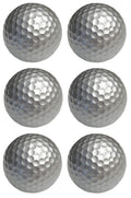 Infusion Miniature Golf Balls, Silver Mini Golf Balls