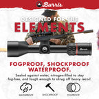 Burris Optics Fullfield 2.5-10x42mm Hunting Riflescopes, 1-inch Tube,Ballistic Plex Reticle, Rear Focal Plane, Waterproof, Shock