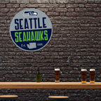 Rico Industries Nfl Football Seattle Seahawks Classic Shape Cut Pennant - Home And Living Room D  Cor - Soft Felt Ez To Hang