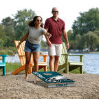 YouTheFan NFL Philadelphia Eagles 2 x 3 Wood Cornhole Game with Logo Bags