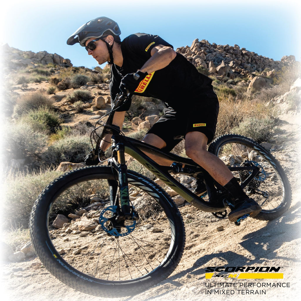 Pirelli Scorpion Trail M Mountain Bike Tire - 29 X 2.4, Tubeless Ready Clincher, Folding, Yellow, Prowall Mtb Casing