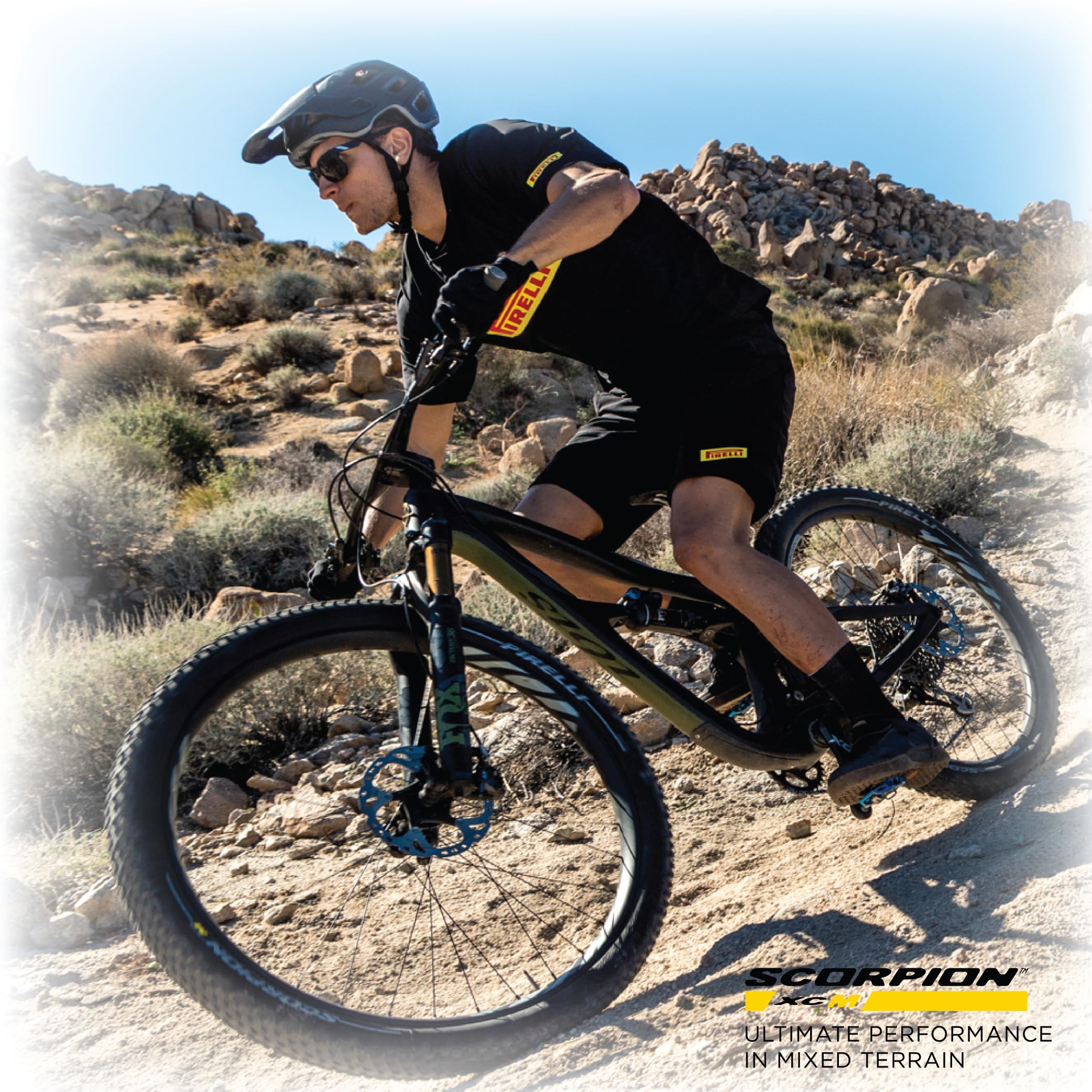 Pirelli Scorpion Trail M Mountain Bike Tire - 29 X 2.4, Tubeless Ready Clincher, Folding, Yellow, Prowall Mtb Casing