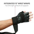 Nordic Lifting Weight Lifting Gloves With 12'' Wrist Support For Gym Workout, Crossfit, Weightlifting, Fitness, Powerlifting & C