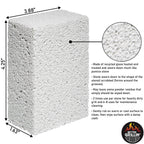 Better Grillin Scrubbin Stone Grill Cleaner-Scouring Brickbarbecue Grill Brushbarbecue Cleaner For Bbq, Griddle, 12Pk