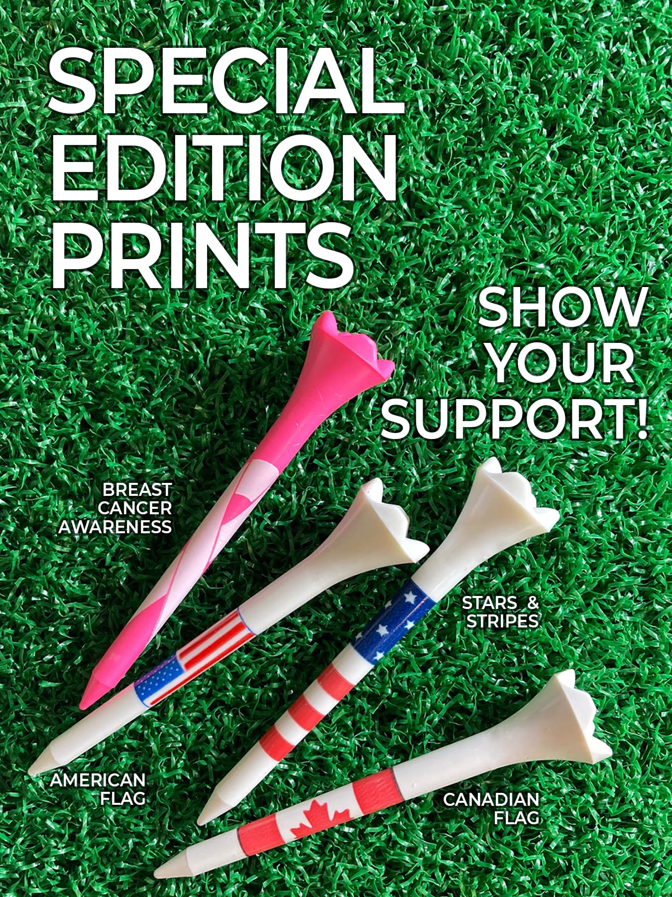 Pride Golf Tee Tees 30 Count, White, 3-1/4 Inch Us