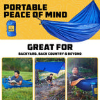 Wise Owl Outfitters 4In1 Hammock - Camping Hammock, Shelter Tarp, Poncho, And Footprint - Camping Essentials And Accessories For
