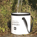 Yumqua Collapsible Bucket 5 Gallon(20L), Multifunctional Portable Folding Bucket Water Container Wash Basin For Camping Fishing