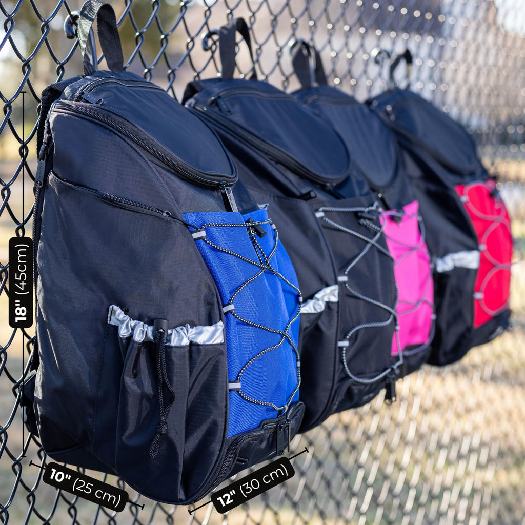 Athletico 35L Pickleball Backpack - Pickleball Bags For Men Or Women Includes Pickleball Ball Holder (Black)