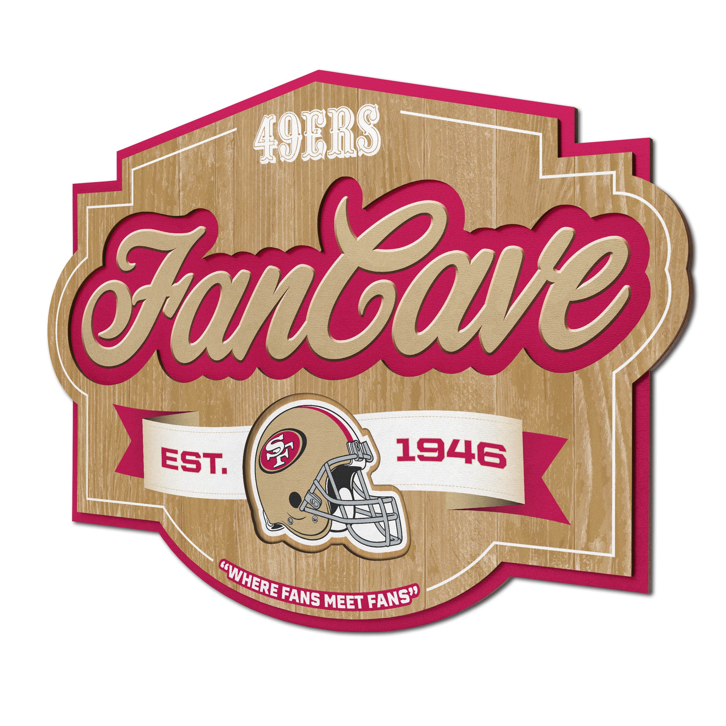 YouTheFan NFL Green Bay Packers Fan Cave Sign