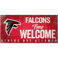 Atlanta Falcons 6 x 12 Fans Welcome Sign