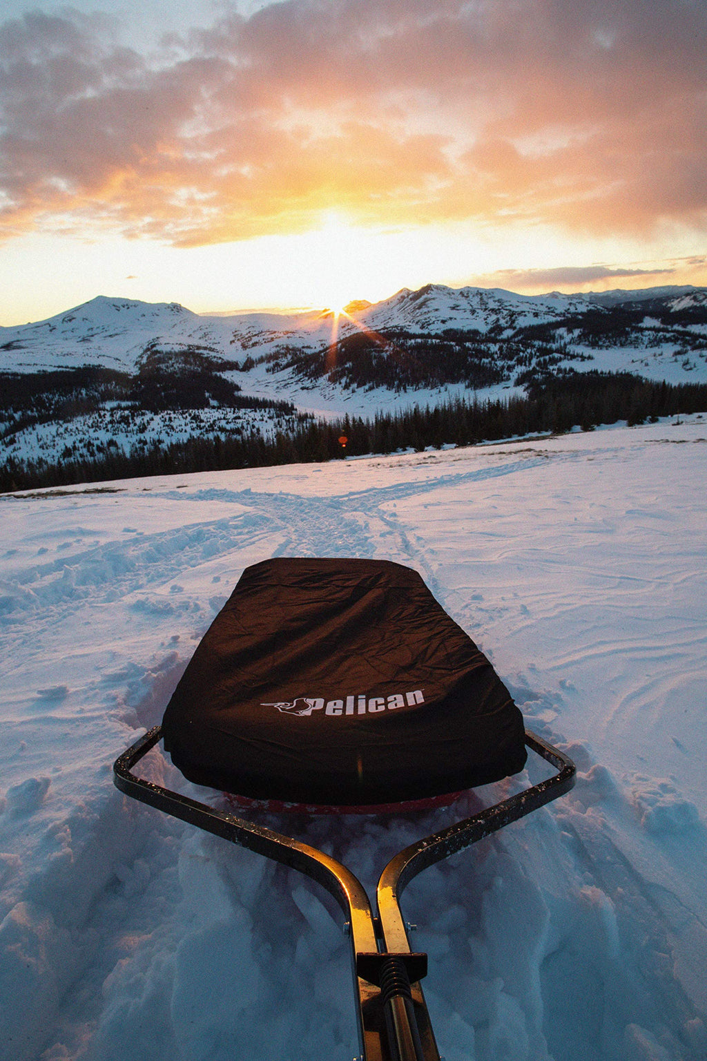 Pelican - Trek Sport 94 Utility sled Comes with Set of Runners, Tow Hitch & a Travel Cover