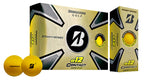2023 Bridgestone Golf E12 Contact Golf Balls, Yellow