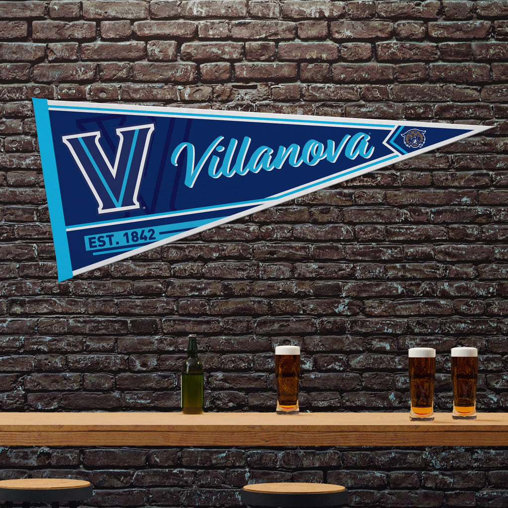 Rico Industries Ncaa Villanova Wildcats Classic 12'' X 30'' Felt Wall D  Cor Pennant - Great For Home/Bed Room/Man Cave D  Cor
