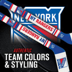 Franklin Sports Nhl New York Rangers Mini Soft Hockey Stick Set - Nhl Team Soft Foam Mini Hockey Stick And Ball Set - Great Toy