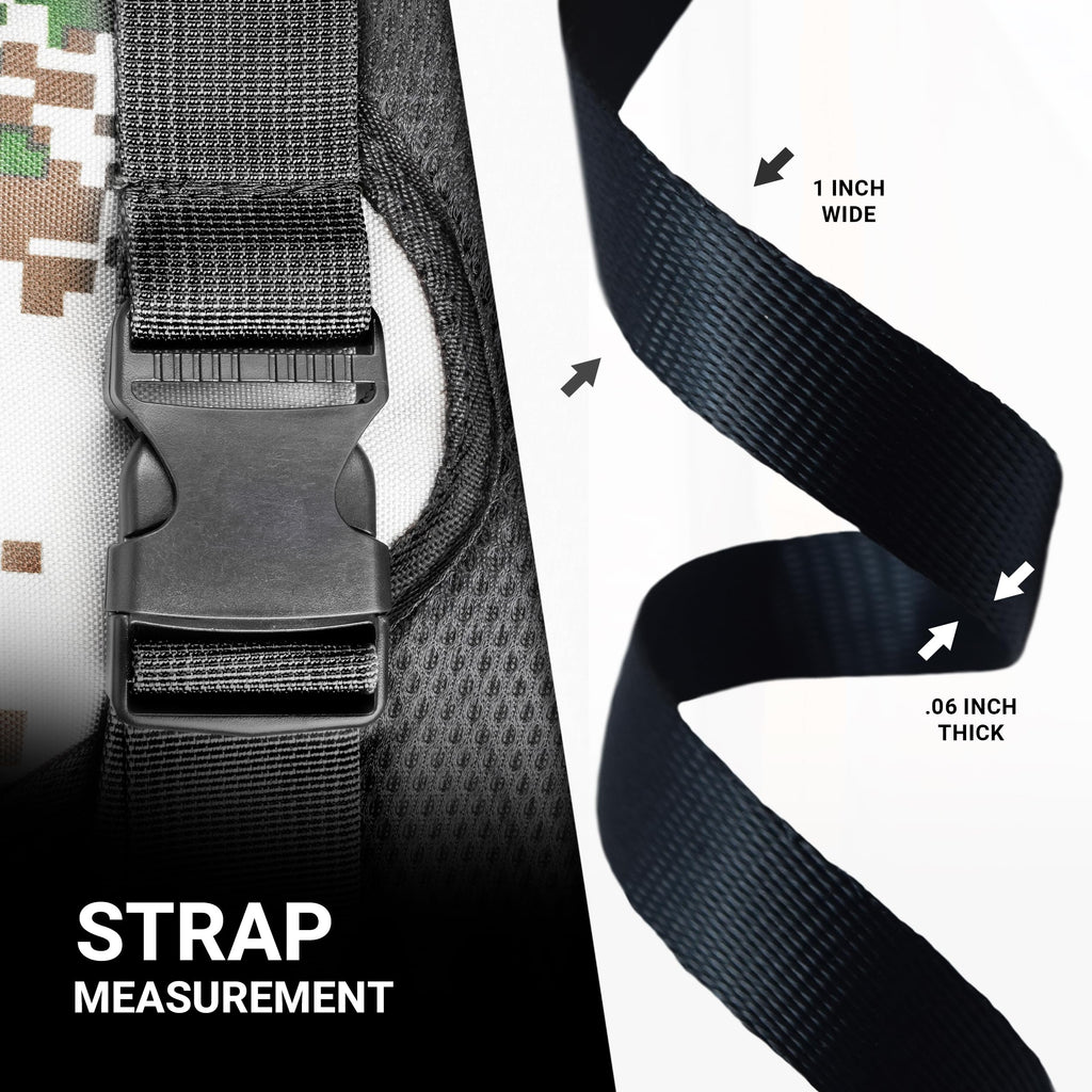 Strapworks Heavyweight Polypropylene Webbing - Heavy Duty Poly Strapping For Outdoor Diy Gear Repair, 1 Inch X 10 Yards - Woodla