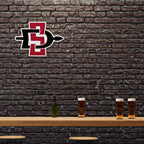 Rico Industries Ncaa San Diego State Aztecs - Sdsu Primary Shape Cut Pennant - Home And Living Room D  Cor - Soft Felt Ez To Han