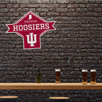 Rico Industries Ncaa Indiana Hoosiers Diamond Shape Cut Pennant - Home And Living Room D  Cor - Soft Felt Ez To Hang