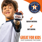Franklin Sports Houston Astros Mlb Team Baseball - Mlb Team Logo Soft Baseballs - Toy Baseball For Kids - Great Decoration For D