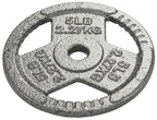 Fitvids Cast Iron Plate Weight Plate For Strength Training And Weightlifting, 1-Inch Center, 5Lb (Set Of 4)